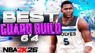 This 6'4 ANTHONY EDWARDS BUILD is a DEMIGOD on NBA 2K26
