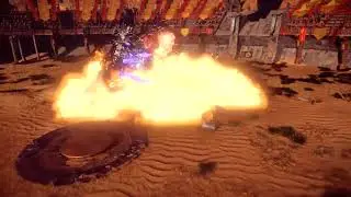 Overridden Scorcher vs. corrupted Thunderjaw (giving the scorcher advantages)