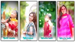 Trending Girl&rsquo;s Alight Motion Love Lyrics Video Editing | Kannada New Lyrics 💙&rdquo; Part 24