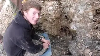 Grosse Kluft mit Bergkristallen, big cleft with rockcrystals, Graubünden, Schweiz, 2018