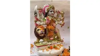 Durga Maa Marble Statue from artisans of Bihar