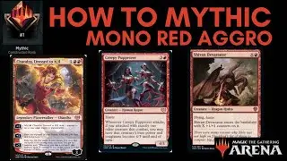 How to get MYTHIC RANKED with MONO RED AGGRO - Standard Best of 1 - November 2022 - MTG Arena