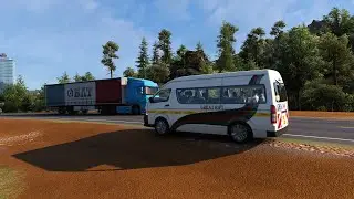 CRAZY MATATU DRIVE! Gilgil to Lukenya | Great Rift Shuttle Kenya Map Ets2