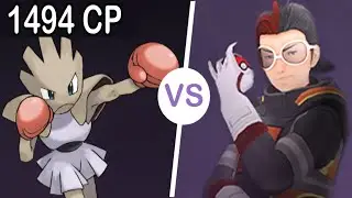 Hitmonchan SOLO VS Team Rocket Leader Arlo in Pokemon Go (#shorts)