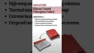 Signature Silicon Coated Fiberglass Fabric &ndash; Durable Heat & Fire Resistant Protection #youtubeshort