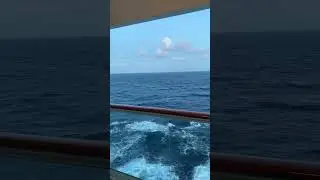 Let the ocean swell #cruiseshipview #roomwithaview #balcony #oceanwaves #outatsea