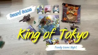 Review of the King of Tokyo Monster Box boardgame #boardgames #kingoftokyo #familygames