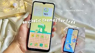 aesthetic & cute themes fo free🥐|| samsung galaxy themes part°4⋆ ˚｡⋆୨୧˚