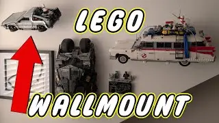 Wall Mounting Iconic LEGO Cars with 3D Printed Brackets!