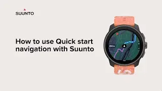 How to use Quick start navigation with Suunto
