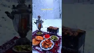 This moment increase your life#nature#kebab#fyp#forest#cooking#relaxing#winter#peac#beautifulplaces