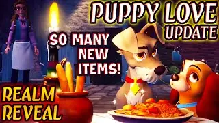 Puppy Love Update NEWS. Realm Reveal + Release Date + NEW ITEMS | Disney Dreamlight Valley!