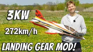 Avanti 272km/h  3kW 8s fun fly, Landing gear mod, crazy flight Freewing Avanti Rc Jet fast jet sound