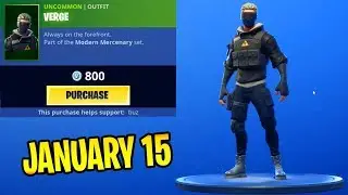 *NEW VERGE SKIN UNCOMMON! PATHFINDER, ABSTRAKT, TOXIC TROOPER SKINS ARE BACK! January 15th, 2019