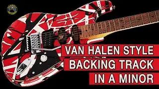 Van Halen style backing track in Am (with scales)