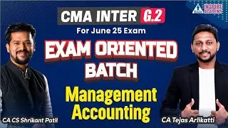 CMA Inter Management Accounting  | standard costing |  June 25 Exam | CA Shrikant Patil