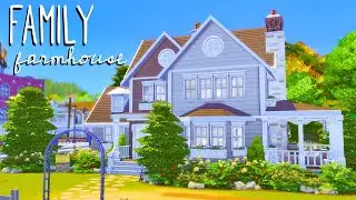 Family Farmhouse 👨🏼&zwj;🌾 // Sims 4 Speed Build