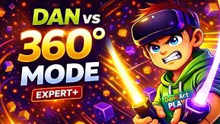 Dan vs Beat Saber | 360&deg; January Challenge (Expert Mode!) What rank will he get?