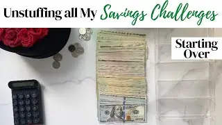 UNSTUFFING ALL MY SAVINGS CHALLENGES | HOW MUCH DID I SAVE IN 2022? | ROCHELLE ADAMSON BUDGETS