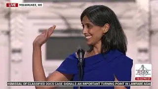 WATCH: Usha Chilukuri Vance at 2024 RNC in Milwaukee, WI - 7/17/2024