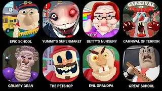 ROBLOX:EPIC SCHOOL ESCAPE! (OBBY),ESCAPE YUMY'S SUPERMARKET OBBY!,ESCAPE EVIL GRANDPA! (OBBY)#roblox