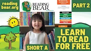 📚 Short 'a' words on Reading Bear - Part 2 - 4 Year Old Rosie