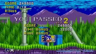 Sonic Green Snake v4 ~ Turbo Mode Speedrun/Walkthrough [60 FPS]