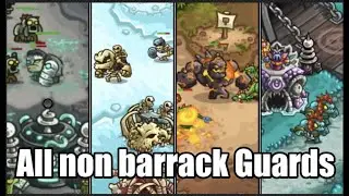 All non barrack Guards in Kingdom Rush