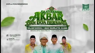 🔴 (LIVE) Silaturrahim Akbar dan Do'a Bersama dalam Rangka 1 Abad Masehi NU