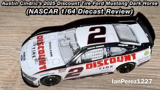Austin Cindric&rsquo;s 2025 Discount Tire Ford Mustang Dark Horse (NASCAR 1/64 Diecast Review)
