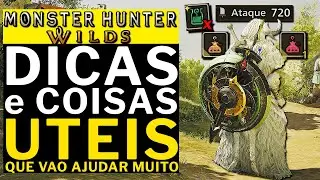 MONSTER HUNTER WILDS - COISAS e DICAS UTEIS QUE VAO TE AJUDAR MUITO!!!