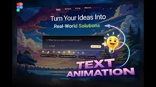 Modern Text Scroll Animation in Figma (UI Motion Design)