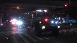 FDNY TSU 1, Rescue Battalion, Command Tac 1 Respond to a 2nd alarm Fire.