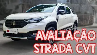 Avaliação Fiat Strada Automática 2023 - A Strada CVT com mesmo conjunto mecanico do FIAT PULSE