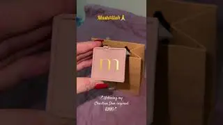 UNBOXING MANSOUR GOLD | Christian Dior inspired 18K ring 😍❤️😍 #medinacity #ksa #mashallah