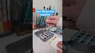 Unboxing 5 New Watercolor Pocket sets! 👀😱 #watercolor #painting #art