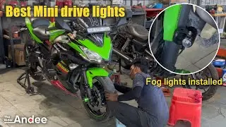 Best Mini Drive fog lights | Ab light kum nhi padegi @TheRiderAndee