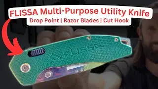 FLISSA Folding Utility Knife Review | 3-in-1 EDC Knife for Work, Hunting & Everyday Carry