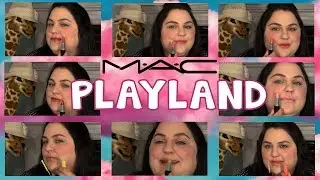 MAC Playland Haul with Lip Swatches 2014 Summer Collection