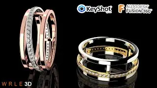3D jewelry design /R0015 - In Fusion 360+Keyshot