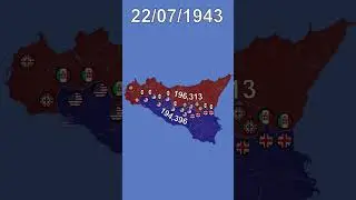 Alliierte Invasion auf Sizilien in 20 Sekunden