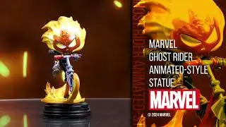 Ghost-Rider Animated-Style Statue | DST360
