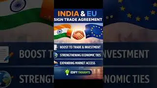 India 🇮🇳 + EU 🇪🇺 = Economic Power Move 💼#edifythoughts #viralvideo