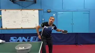 Table Tennis Serve disguise - Different contact point