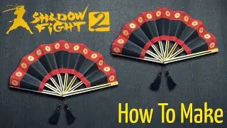 Как сделать веера Вдовы из картона, оружие босса в Shadow Fight 2