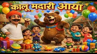 Kalu Madari Aaya | कालू मदारी आया | Nursery Rhyme | Kids Song | TinyToons Learning Land | Baalgeet