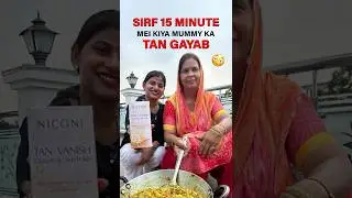 Tan Gone in 15 Mins? | Mummy Tries Niconi Tan Vanish 😲