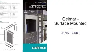 Gelmar - Surface Mounted Roller Shutter Door 21/10 - 31/01