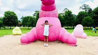 HERMANN PARK HOUSTON TEXAS  USA| FUN FAMILY OUTDOOR TRIP | MCGOVERN CENTENNIAL GARDENS | SPLASH PAD