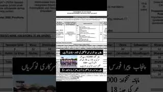 PERA Jobs 2026 | 500 Sergeant (BS-07) Vacancies | Physical Test, Age Limit & Online Apply